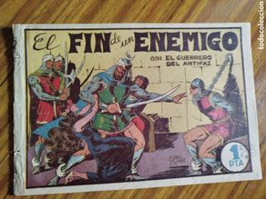 Tebeos: El Guerrero del antifaz 25, El fin del enemigo. Original.